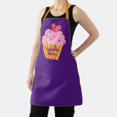 カップケーキ名ベーキングカスタムエプロン水彩 エプロン (インサイチュ)