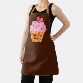 カップケーキ名ベーキングカスタムエプロン水彩 エプロン (インサイチュ)