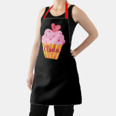 カップケーキ名ベーキングカスタムエプロン水彩 エプロン (インサイチュ)