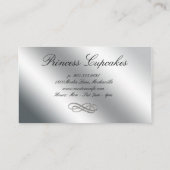 カップケーキ名刺ベーカリーフラワーオブライフカッコいい 名刺 (裏面)