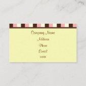 カップケーキ名刺 名刺 (裏面)