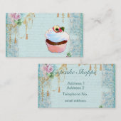 カップケーキ名刺 名刺 (正面/裏面)