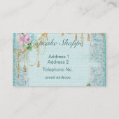 カップケーキ名刺 名刺 (裏面)