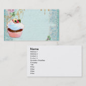 カップケーキ名刺 名刺 (正面/裏面)