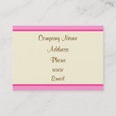 カップケーキ名刺 名刺 (裏面)