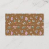 カップケーキ名刺 名刺 (裏面)