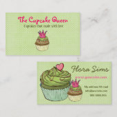 カップケーキ名刺 名刺 (正面/裏面)