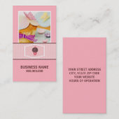 カップケーキ名刺 名刺 (正面/裏面)