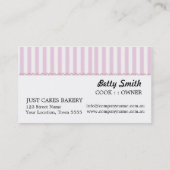 カップケーキ名刺 名刺 (裏面)