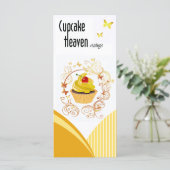 "カップケーキ天国"の-シックなペストリーのデザートメニュー メニュー (スタンド正面)