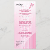 「カップケーキ天国」 - Chic Pastryデザートメニュー メニュー (裏面)