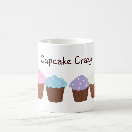 カップケーキ好きにはたまらない コーヒーマグカップ (中央)