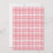 カップケーキ愛はとても甘いブライダルシャワー 招待状 (裏面)