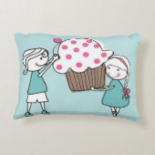 カップケーキ愛 アクセントクッション (裏面)