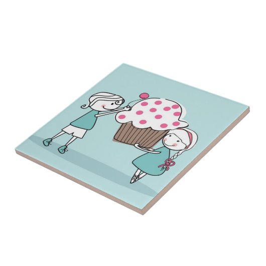 カップケーキ愛 タイル (側面)