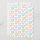 カップケーキ招待状 招待状 (裏面)