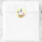 カップケーキ攻撃！(>_<) ラウンドシール (バッグ)