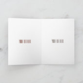 カップケーキ漫画イラストレーション カード (内部)