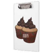 カップケーキ漫画イラストレーション クリップボード (左)