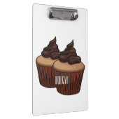 カップケーキ漫画イラストレーション クリップボード (右)