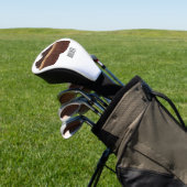 カップケーキ漫画イラストレーション ゴルフヘッドカバー (インサイチュ)