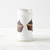 カップケーキ漫画イラストレーション ビールジョッキ (中央)