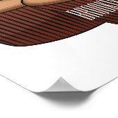 カップケーキ漫画イラストレーション ポスター (角)