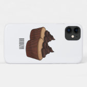 カップケーキ漫画イラストレーション Case-Mate iPhoneケース (裏面(横))