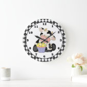 カップケーキ牛時計 ラージ壁時計 (ホーム)