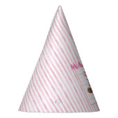 カップケーキ甘い誕生日パーティーガールウォーター色1 パーティーハット (左)