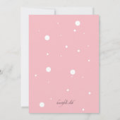 カップケーキ誕生パーティーの招待 招待状 (裏面)