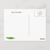 カップケーキ誕生日はがき ポストカード (裏面)