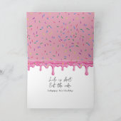 カップケーキ誕生日付き牛 カード (内部)