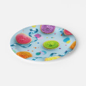 カップケーキ誕生紙プレート ペーパープレート (アングル)