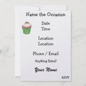 カップケーキ誰か？- SRF 招待状 (裏面)