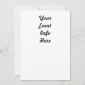 カップケーキ軍 招待状 (裏面)