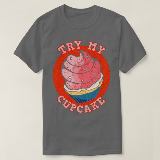 カップケーキ4 Tシャツ (デザイン正面)