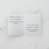 カップケーキ、つや消し、クッキー&キャンディーイースターカード サンキューカード (内部)