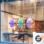 カップケーキ ウィンドウサイン (カフェ窓)