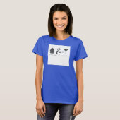 カップケーキ&カクテル Tシャツ (正面フル)