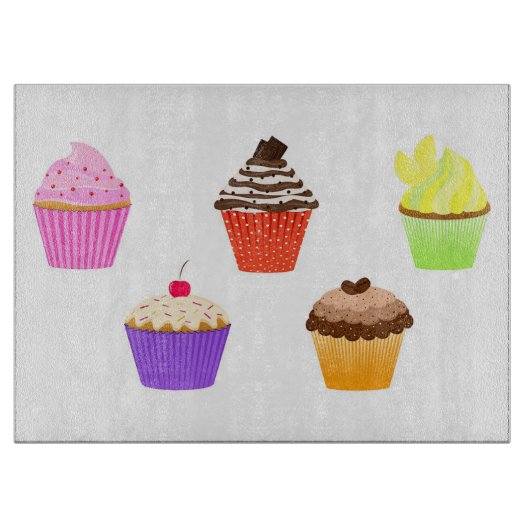 カップケーキ カッティングボード (正面)