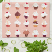 カップケーキ キッチンタオル (折り畳み)