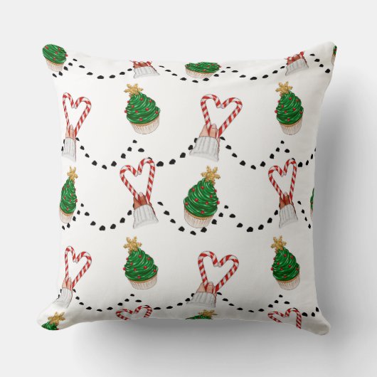 カップケーキ&キャンディキャネス クッション (正面)