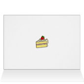 カップケーキ、キャンドル、フォークリフトと30歳の誕生日 (内部横(上))