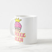 カップケーキ クイーン コーヒーマグカップ (正面左)