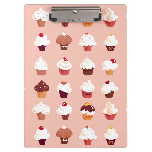 カップケーキ クリップボード (正面)