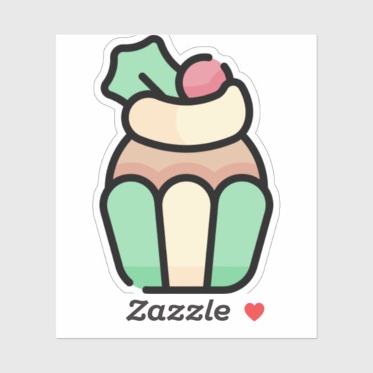 カップケーキ シール (シート)