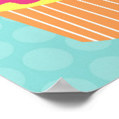 カップケーキ スウィート キッズ ぬいぐるみ 壁アート プリント (角)