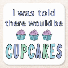 カップケーキ スクエアペーパーコースター