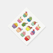 カップケーキ スタンダードカクテルナプキン (角)